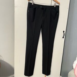 Diesel Black Gold Black Dress Trousers Wool